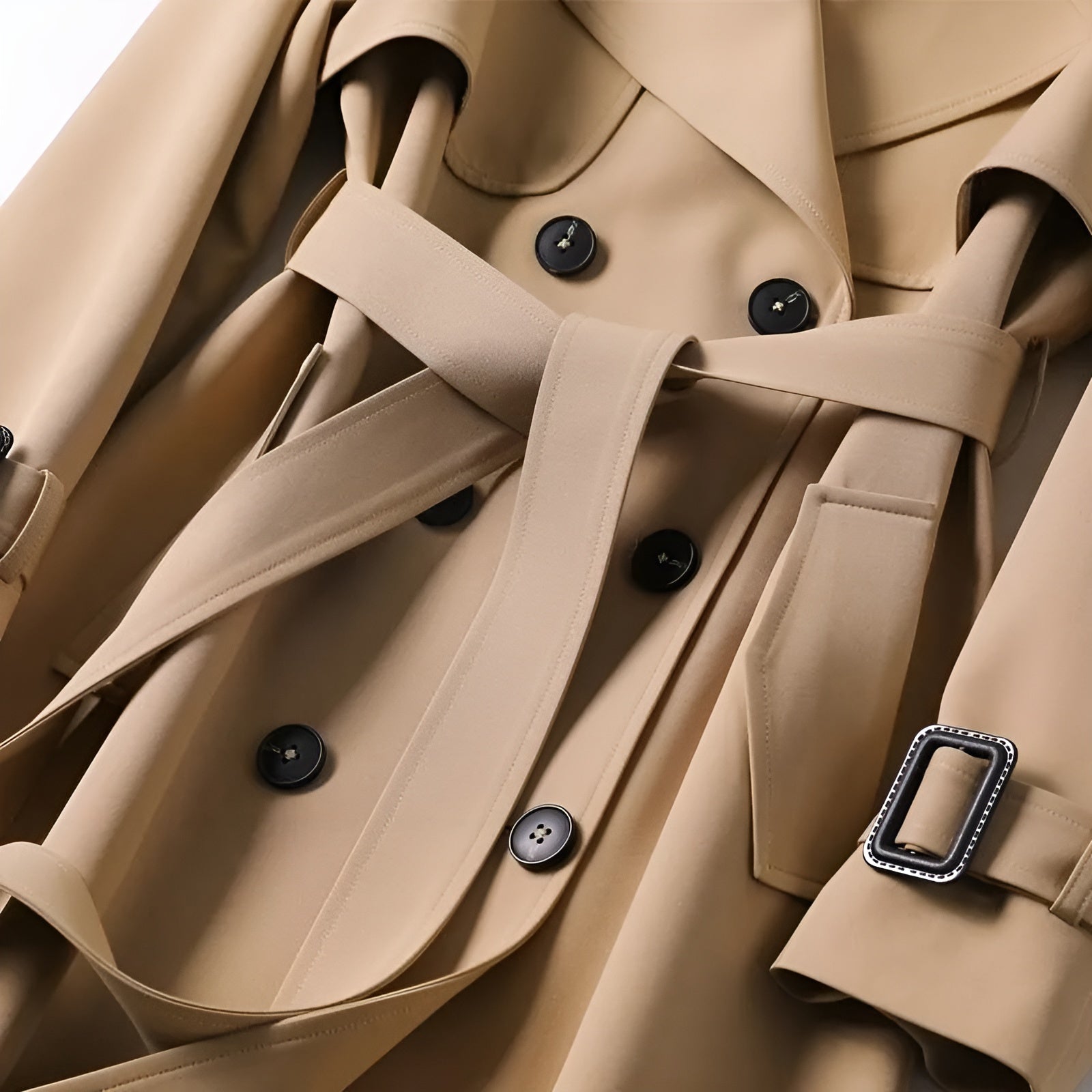 Vespera™ | Stijlvolle en elegante trenchcoat