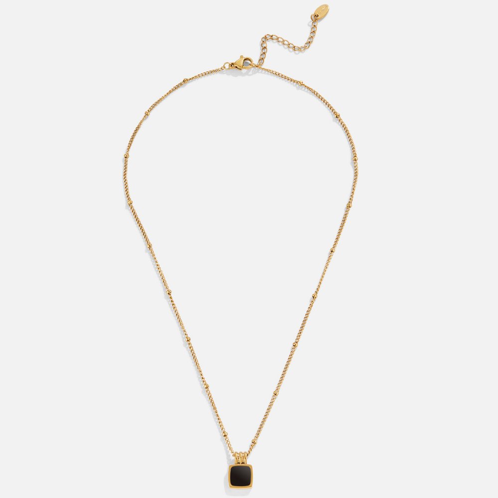 Lucia Zwarte Hanger Ketting