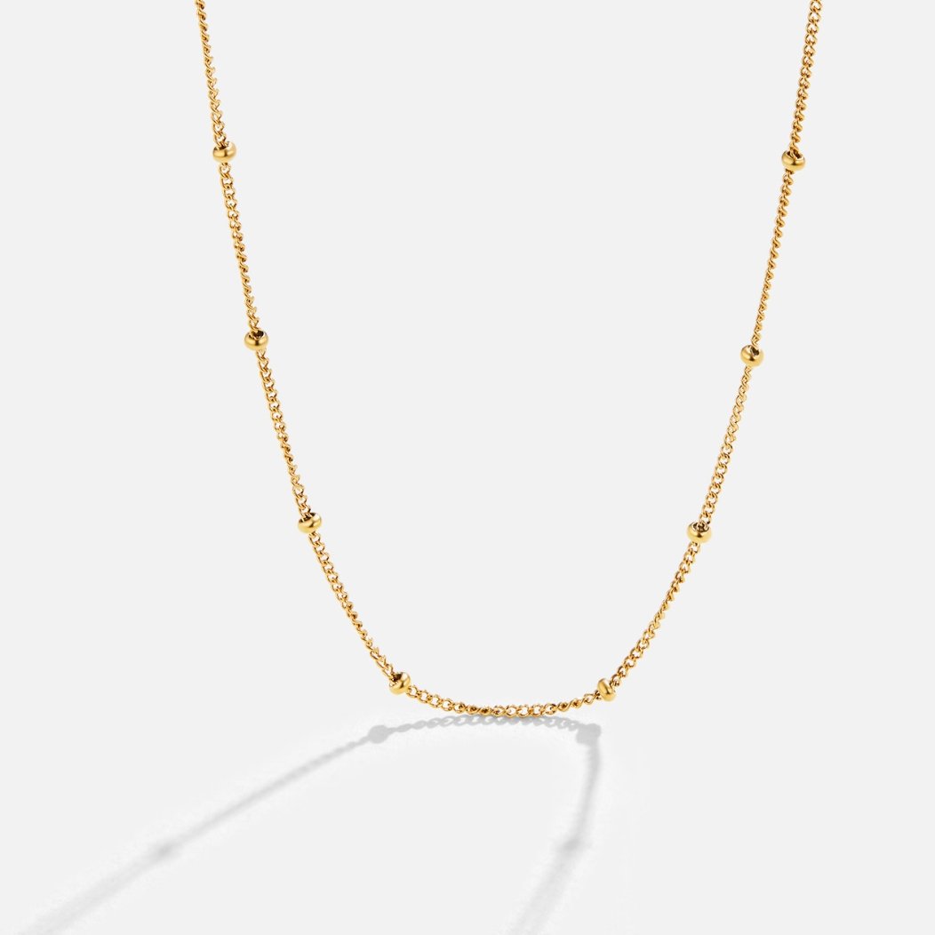 Niyah Kralen Gouden Ketting