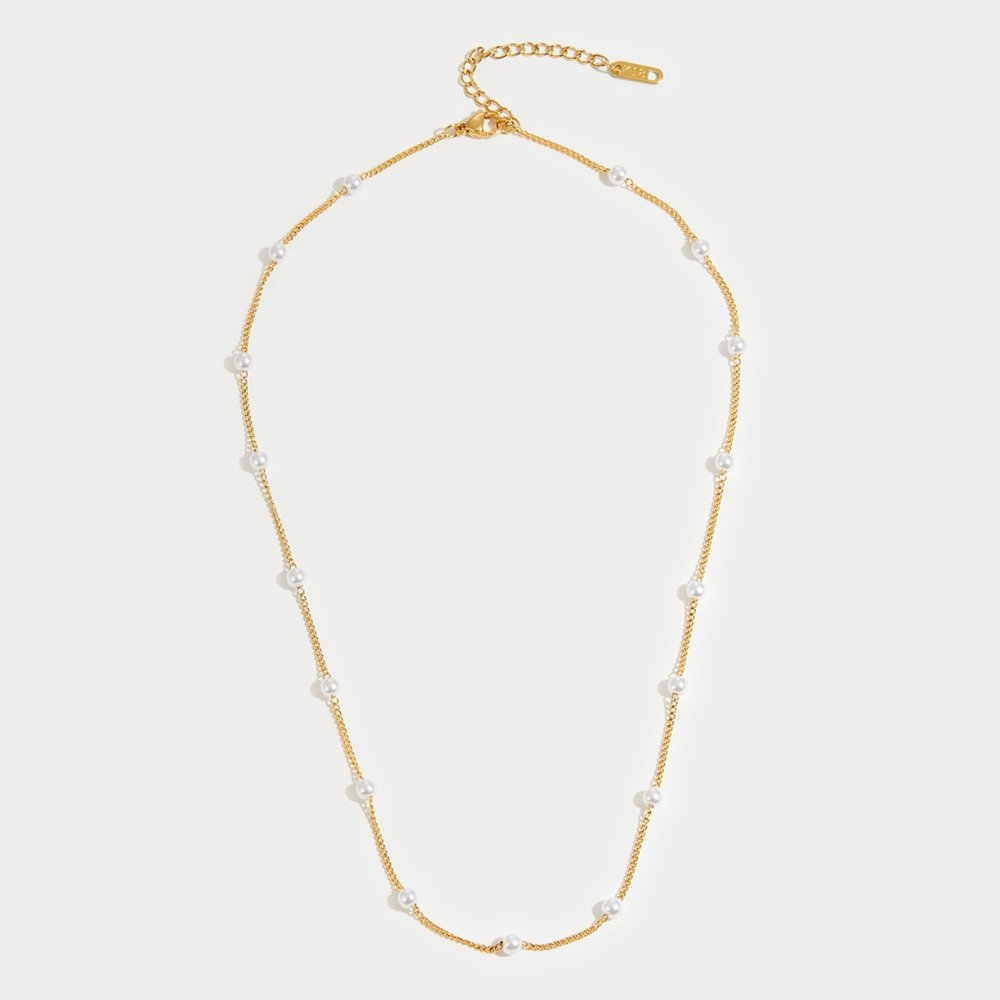 Nura Parel 18K Gouden Ketting