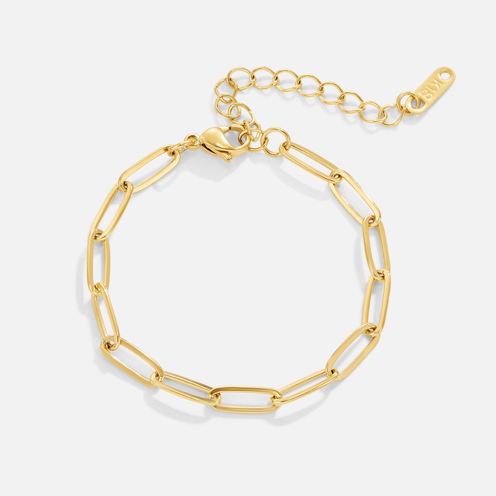 Paperclip Gouden Armband