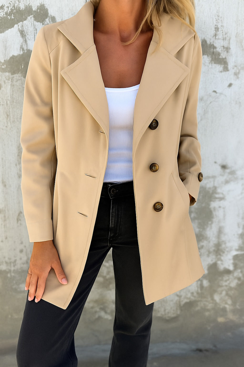 Daniela™ | Elegante trenchcoat