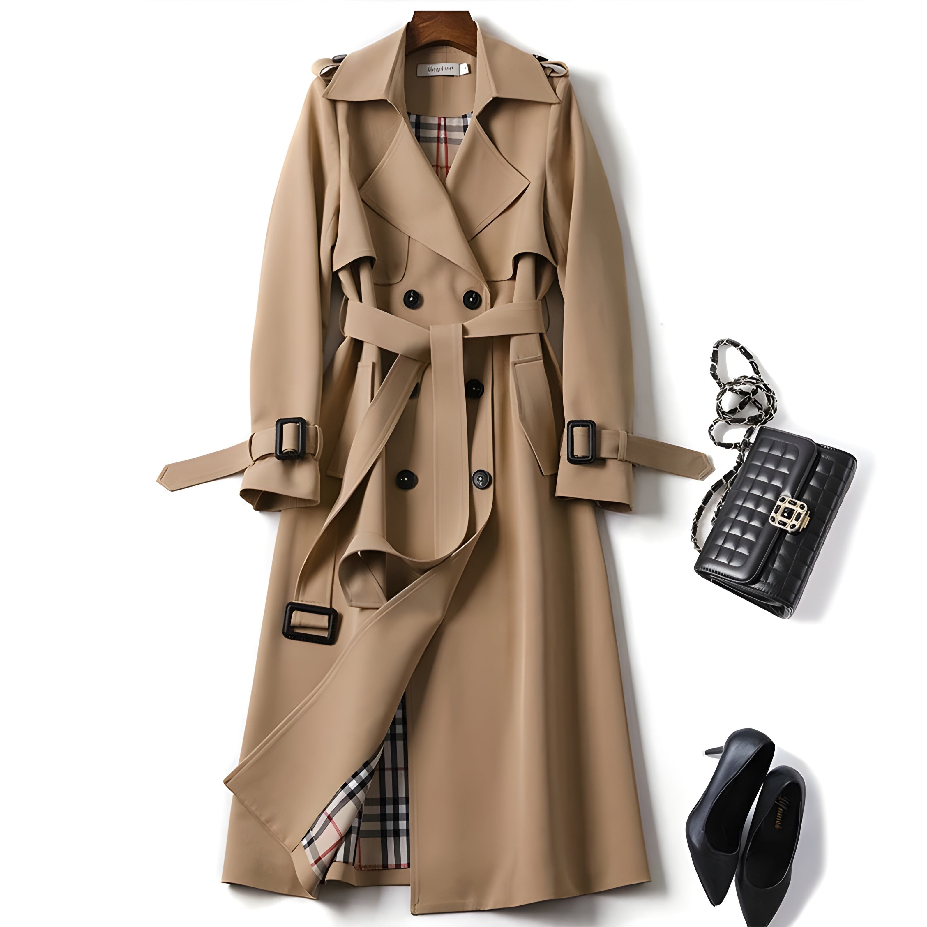 Vespera™ | Stijlvolle en elegante trenchcoat